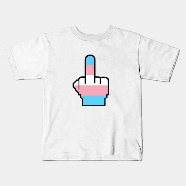 Up yours gender! Kids T-Shirt by BoredisSam